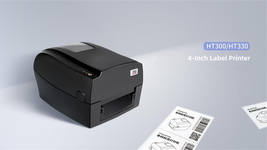 HPRT HT300 termilise ülekande etiketiprinter: tõhus QR-koodi printimine seadmete kontrollimiseks